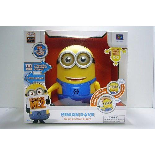 Despicable Me 2 Minion Dave Talking Action Figure (Frustration Free Packaging) フィギュア ダイキャ｜wakiasedry