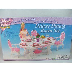 Barbie Size Dollhouse Furniture- Dining Room