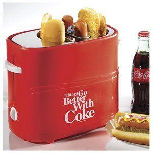 Coca-Cola Hot Dog Toaster: Things Go Better with Coke Kitchen Cooking Device