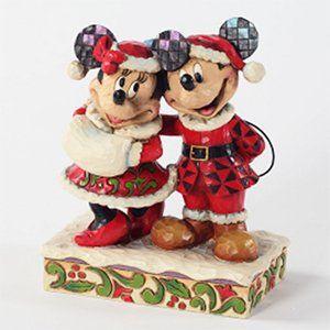 ディズニーフィギュア ジム・ショワ サンタミッキーマウス＆ミニーマウス "Holiday Duet" 4027934