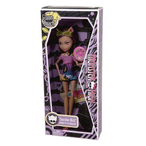 モンスターハイ　Monster High Gloom Beach Clawdeen Wolf Doll　