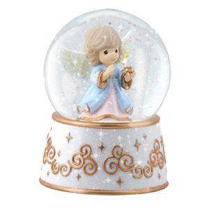 Precious Moments Let His Light Shine Water Globe Figurine