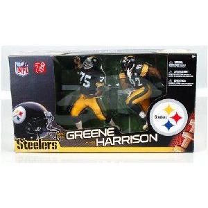 マクファーレントイズ NFL 2パック フィギュア/MEAN JOE GREENE \u0026 JAMES HARRISON/ピッツバーグ・スティ