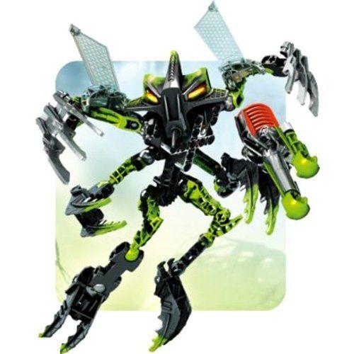 Lego (レゴ) Year 2008 Bionicle Mistika Series 6 インチ Tall フィギュア 人形 Set # 8695 - Green GOR_2