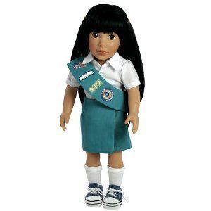 Adora アドラ Play Doll Ava - Girl Scout Jr. 18' Doll \u0026 Costume ドール 人形 おもちゃ