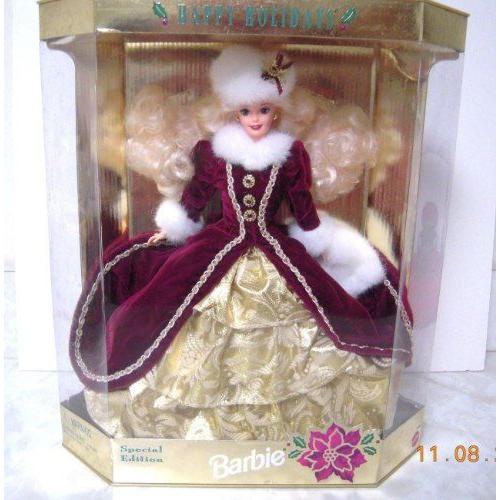 RARE, STUNNING Walt Disney (ディズニー)HAPPY HOLIDAYS Barbie(バービー) 1996. Special Edition ドーの画像