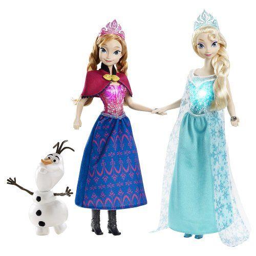 Disney アナと雪の女王 ミュージカル マジック エルサ アナ　オラフ　人形 Frozen Musical Magic Gift Se｜wakiasedry