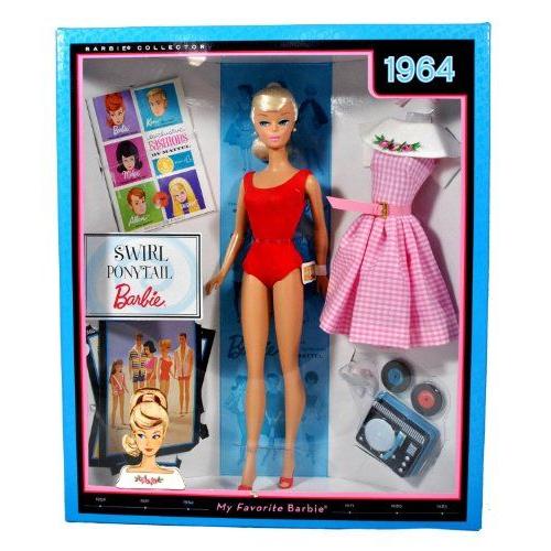 Mattel マテル社 Year 2009 My Favorite Barbie バービー Collector Series 12 Inch Doll Set - "1964 Re
