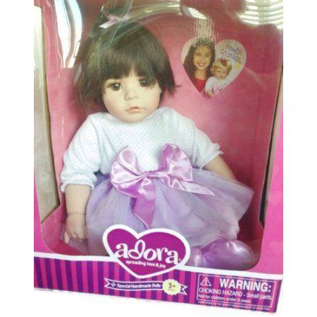 Adora (アドラ アドラドール) Doll Handmade (ハンドメイド 手作り) w/love - Dark Brown Hair-Brown Eye