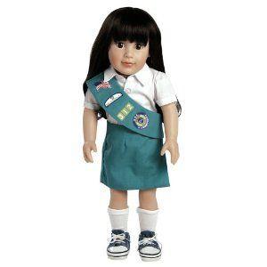 Adora (アドラ アドラドール) Play Doll Abigail - Girl Scout Jr. 18? Doll \u0026 Costume ドール 人形 フィ