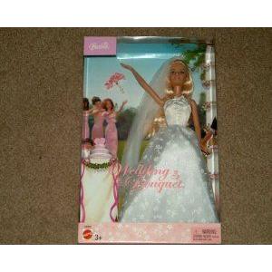 Barbie(バービー) Wedding Bouquet 2003 Edition Doll with White Wedding Dress with Cake ドール 人形