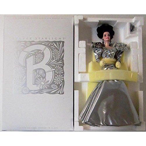 バービーSILVER STARLIGHT BARBIE PORCELAIN LIMITED EDITION SERIAL # 00846 (1993 TIMELESS CREATIONS)