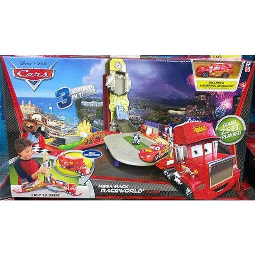 US Mattel社製Cars2・MEGA MACK RACEWORLD PLAYSET(メガ・マック
