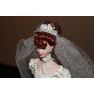 Romantic Rose Bride Porcelain Barbie(バービー) Doll ドール 人形 フィギュア