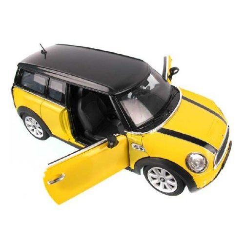 RASTAR 1/24 Mini Clubman Alloy Diecast Model Yellow Car-37400ミニカー 模範例鉄道車両 ダイキャスト ミニカー-ゲーム、おもちゃ