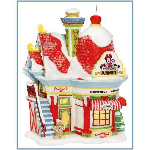 ディズニーフィギュア デパートメント56 ミニチュア パン屋 \"Minnie's Bakery\" Department56 811264