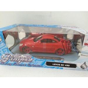 Playerz Luxury ダイキャスト 寄せあわせ - Red Lexus (レクサス) SC 430 1/18 ミニカー ダイキャスト ゲーム、おもちゃ-ミニカー