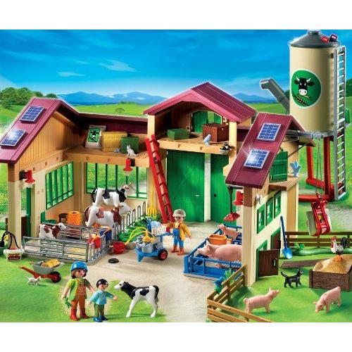 プレイモービル　5119　サイロ付きの牧場　Playmobil　_3