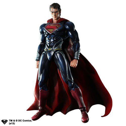 MAN OF STEEL PLAY ARTS-KAI-Superman フィギュア ダイキャスト 人形