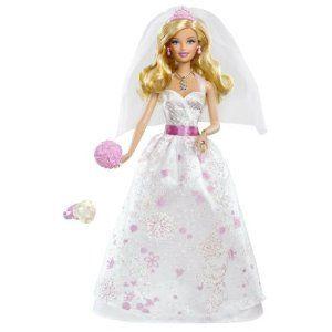 Toy / Game Elegant Barbie(バービー) Bride Doll (X1170) - New 2012 Version With Wedding Dress， Ring