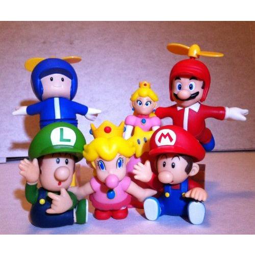 【ビーピー】Super Mario スーパーマリオ Cute Charcter 6pcs Set フィギュア 人形 おもちゃ