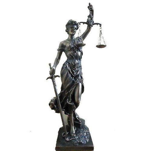 話題の行列 正義の女神 彫刻 キャスト 彫像、ブロンズ風 を象徴する 法律の正義 彫像； テーミス テミス その他おもちゃ