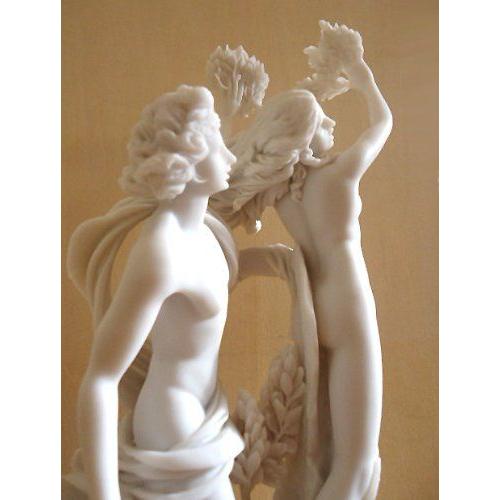 アポロ と ダフネ ギリシャの女神の彫刻像 大理石風(ベルニーニ作)