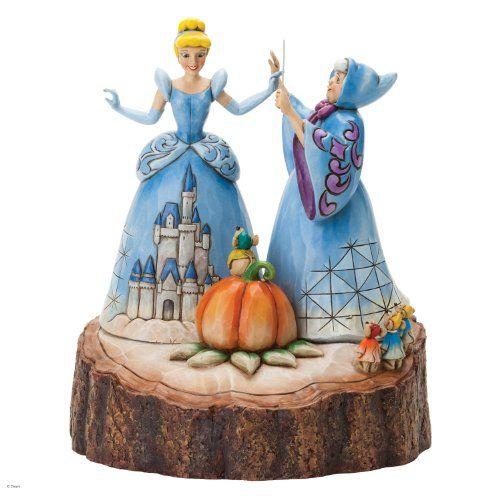 ディズニーフィギュア ジム・ショワ シンデレラ  \"Carved by Heart Figure\"" JimShore Disney 4037503"