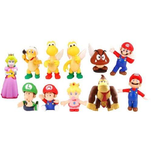 Super Mario スーパーマリオ Bros Pvc Figure Collectors Set Of 11 フィギュア 人形 おもちゃ