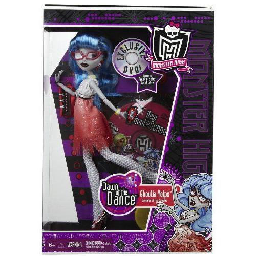 Monster High モンスターハイ Dawn of the Dance Ghoulia Yelps Doll in Exclusive Purple Box with Dvd