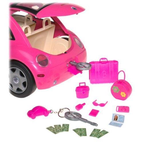 Barbie バービー Volkswagen New Beetle PINK Mattel マテル社 55297 人形 ドール_2