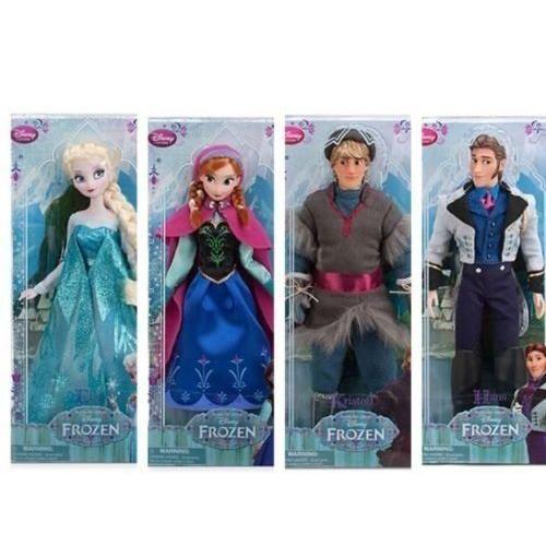 アナと雪の女王　４体セット　Disney Frozen Complete Set Classic Authentic Disney Store Dolls Featur