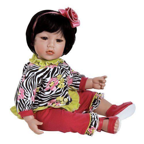 Adora アドラ Baby Doll 20\" Zebra Rose (Black Hair/Brown Eyes) 人形 ドール"