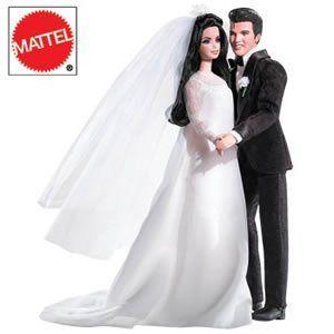 Elvis \u0026 Priscilla Wedding Barbie(バービー) Dolls Set ドール 人形 フィギュア