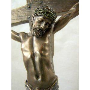 Huge Bronze Crucifix of Christ Scene Jesus Cross Statueキリストシーンイエス十字架像の巨大なブロンの画像