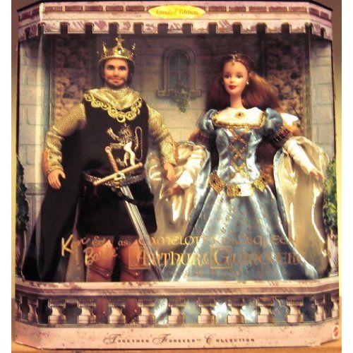Ken and Barbie バービー Doll As Camelot's King \u0026 Queen, Arthur and Guinevere 人形 ドール