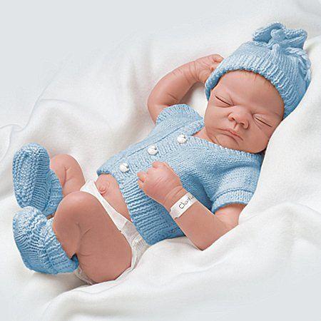 Linda Webb Charlie Anatomically Correct So Truly Real Lifelike Baby Doll by Ashton Drake アシュトの画像