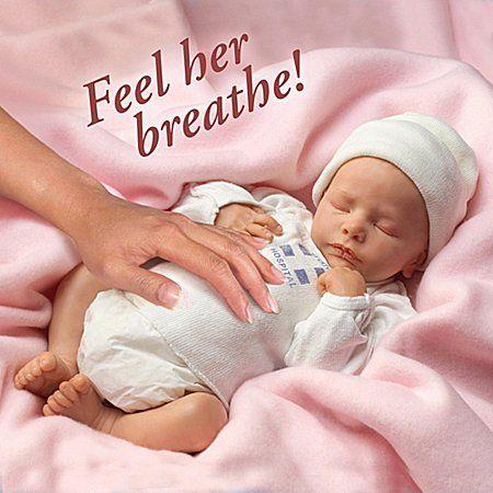 Andrea Arcello Tiny Miracles Ashley Collectible Lifelike Miniature Breathing Baby Doll: So Truly Rの画像