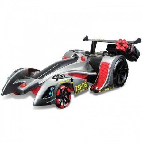 Maisto Twist & Shoot Remote Control Street Trooper Robot Car Red & Gray おもちゃ_1