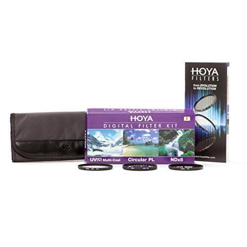 HOYA カメラ用フィルター Digital Filter Kit - HMC UV / Circular Polarizer / ND8 フィルター 収納ポー