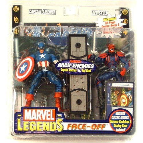 マーベル レジェンド Marvel Legends 6インチ [Face Off] キャプテン アメリカ vs. レッドスカル[赤]｜wakiasedry｜02