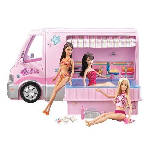 バービーBarbie Hot Tub Party Bus Vehicle Play Set　 J9509_2