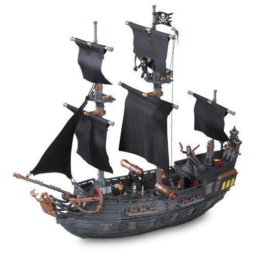 MEGA BLOKS Pirates of the Caribbean Black Pearl Ship Playset #01017U_1