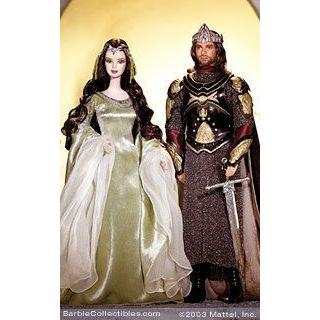 Barbie バービー and Ken As Arwen and Aragorn in the Lord of the Rings ロードオブザリング Barbie バ
