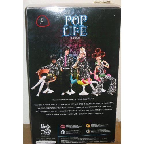 Platinum Label Pop Life Ken Barbie バービー Doll Only 999 Produced 人形 ドールの画像