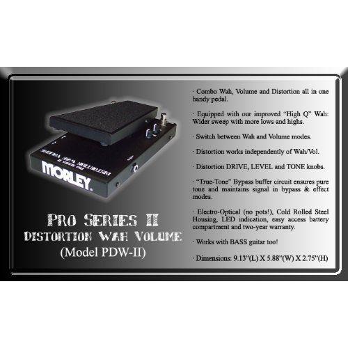 予約販売本 ◆最新◆ MORLEY PDW2 PRO SERIES II DISTORTION WAH VOLUME