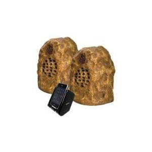 C2G / Cables to Go Audio Unlimited 900MHz Wireless Indoor/Outdoor Rock Speaker Bundle (Rechargeabl