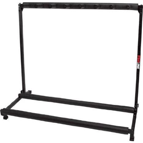 ProLine PLMS7 7-Guitar Folding Stand Black