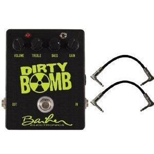 Barber Dirty Bomb High Gain Distortion Pedal w/ 2 Cables