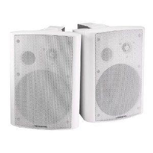 2-Way Active Wall Mount Speaker スピーカー (Pair ペア) - 25W - White